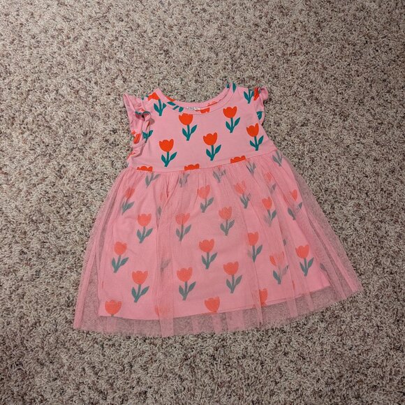 Hanna Andersson Baby Flutter Sleeve Tulle Dress - Picture 2 of 4